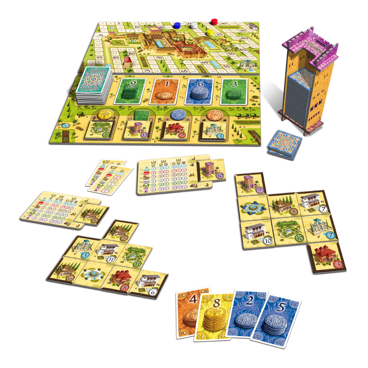 Juego Alhambra Devir (Edición Revisada 2020) 2 8436589620629 1200 components1