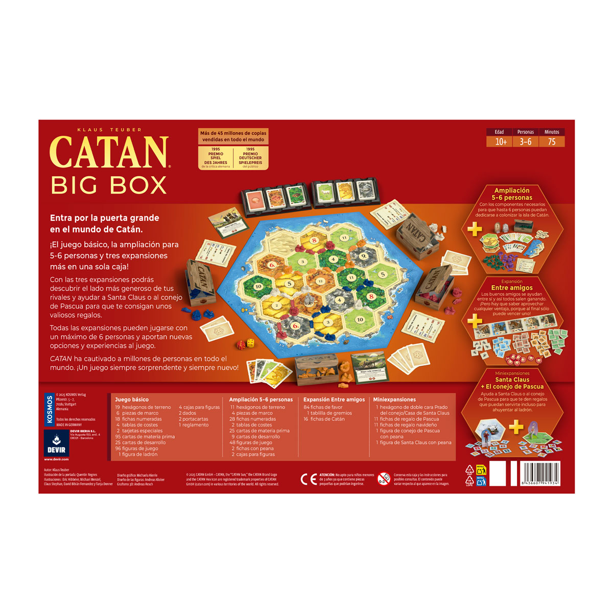 ナツコミ　コンプリートセット Catan Plus 2023: ¡La versión más completa de Catan del mercado!