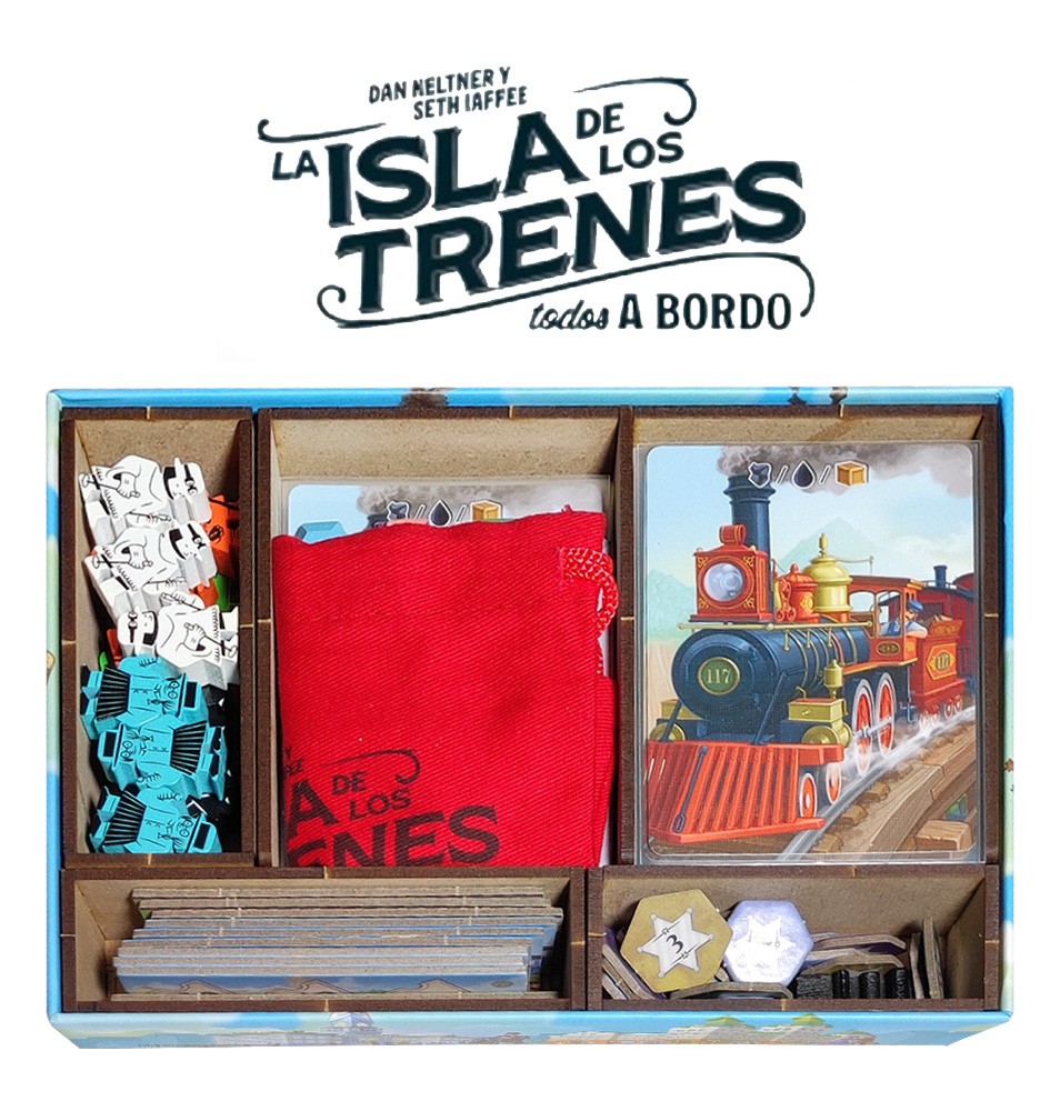 Inserto compatible con LA ISLA DE LOS TRENES: TODOS A BORDO