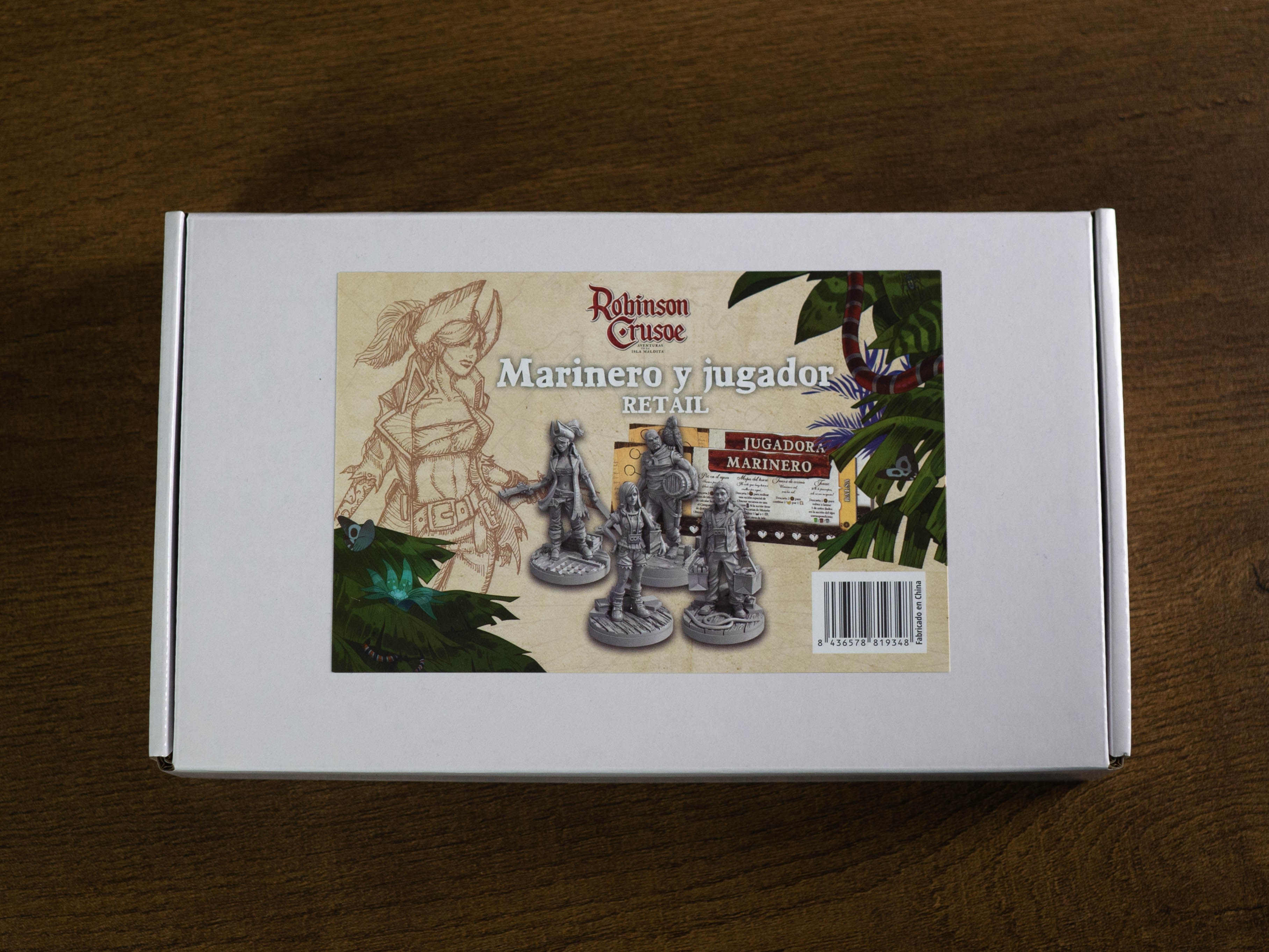 Personajes Marinero y Jugador - Robinson Crusoe