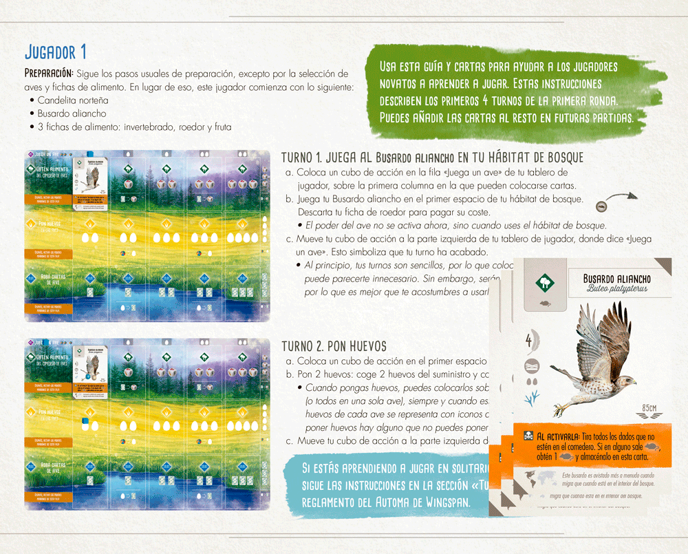 Wingspan: guía de inicio rápido